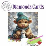 Diamonds Cards - Christmas Cow 1
