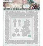 Snijmal Christmas Blush - Snowy Frame