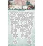 Snijmal Christmas Blush - Winter Curtain