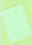 Kaarten karton A6 groen + envelop 2x 25s