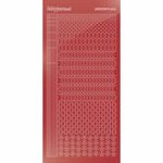 Hobbydots serie 16 Mirror Christmas Red