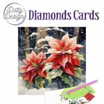 Diamonds Cards - Poinsettia