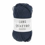 Lang Yarns Quattro - 25 Marineblauw/Navy