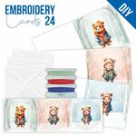 Embroidery Cards 24 - O Bear