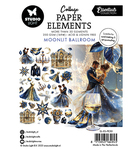 Collage Paper Elements Moonlit Ballroom