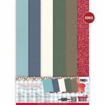 Linnenkarton A4 - BB Frosted Florals 21v