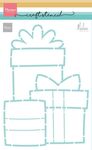 Ps8191 Craft stencil Presents by Marleen