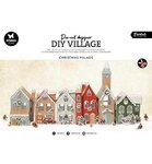 Die-cut designer DIY Christmas Village