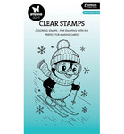 SL stempel Essentials - Skiing Penguin