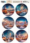 Scenery BB - Snowy Winter Carnival rond