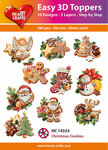 3D Easy design - Christmas Cookies 10st
