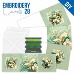 Embroidery Cards 28 - Touch of Green