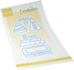 Lr0942 Creatable snijmal - Birthday set