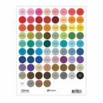 Distress Large Round Label Sheet - Black