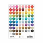 Distress Small Round Label Sheet - White