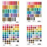 Distress Label Sheet Assorti Black 4st