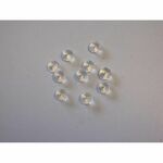 Facet geslepen kralen - Transparant 10st