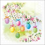 Decopage Servetten Blossom and Eggs 5st