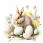 Decopage Servetten Bunny and Eggs 5st