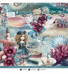 Jma Collage Paper Pad - Tide of Hope - Backgrounds + Elements 203x203mm