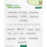 Nellie's Choice - Stempel - Bullet Journal - Dagen/Maanden/Datums