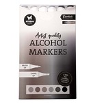 Studiolight - Artist Quality - Alcohol Markers - Greytones - Set 6st