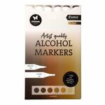 Studiolight - Artist Quality - Alcohol Markers - Bark - Set 6st