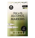 Studiolight - Artist Quality - Alcohol Markers - Foliage - Set 6st