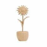 Hd103 Decopatch figuur - Zonnebloem in Pot - 7,5x7,5x23,5cm