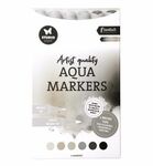 Studiolight - Artist Quality - Aqua Markers - Greytones - Set 6st