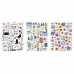 Rayher - Transfer Rub On - Flower Cat Home - 3 vellen