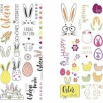 Rayher - Transferfolie - Frohe Ostern - 2 vellen