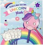 Kleur en maak je eigen maskers - Unicorns - Karton - 4st