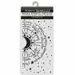 Stamperia - Media Stencil - Cosmic Compass - 12x25cm
