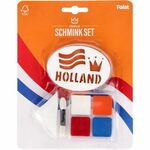 Stencil en Schmink Set - Holland - Rood-Wit-Blauw-Oranje