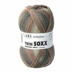 Lang Yarns Twin Soxx 4draads 553 Tundra - 100g