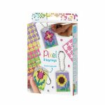 Pixelhobby - Pixelset met 3 medaillons - Bloemen