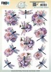 Knipvel - Berrie's Beauties - Dragonflies - Lilac