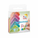 Pixelhobby - 5 medaillons + 5 color cords set - Felle kleuren