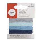 Rayher 69292566 Sieradenkoord 0.5mm 4x5meter Blauwgrijs
