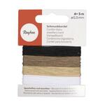 Rayher 69292505 Sieradenkoord 0.5mm 4x5meter Naturel