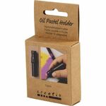 Creativ Company - Oliepastel Houder - Zwart - Set 3st