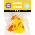 Kippen snavels en voeten - Geel/Oranje - 8 sets