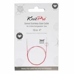 Knitpro - Swivel 360 - Verwisselbare kabel voor 120cm naald - RVS