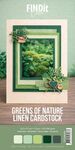 Linnenkarton 4K - Greens of Nature - 75vel