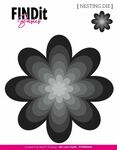 Find It Basics - Nesting Dies - Petal Flower - 7 mallen