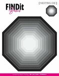 Find It Basics - Nesting Dies - Stitched Octagon - 11 mallen
