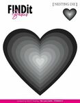 Find It Basics - Nesting Dies - Hearts 2 - 9 mallen