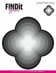 Find It Basics - Nesting Dies - Stitched Quatrefoil - 11 mallen