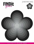 Find It Basics - Nesting Dies - Bloom Flower - 8 mallen